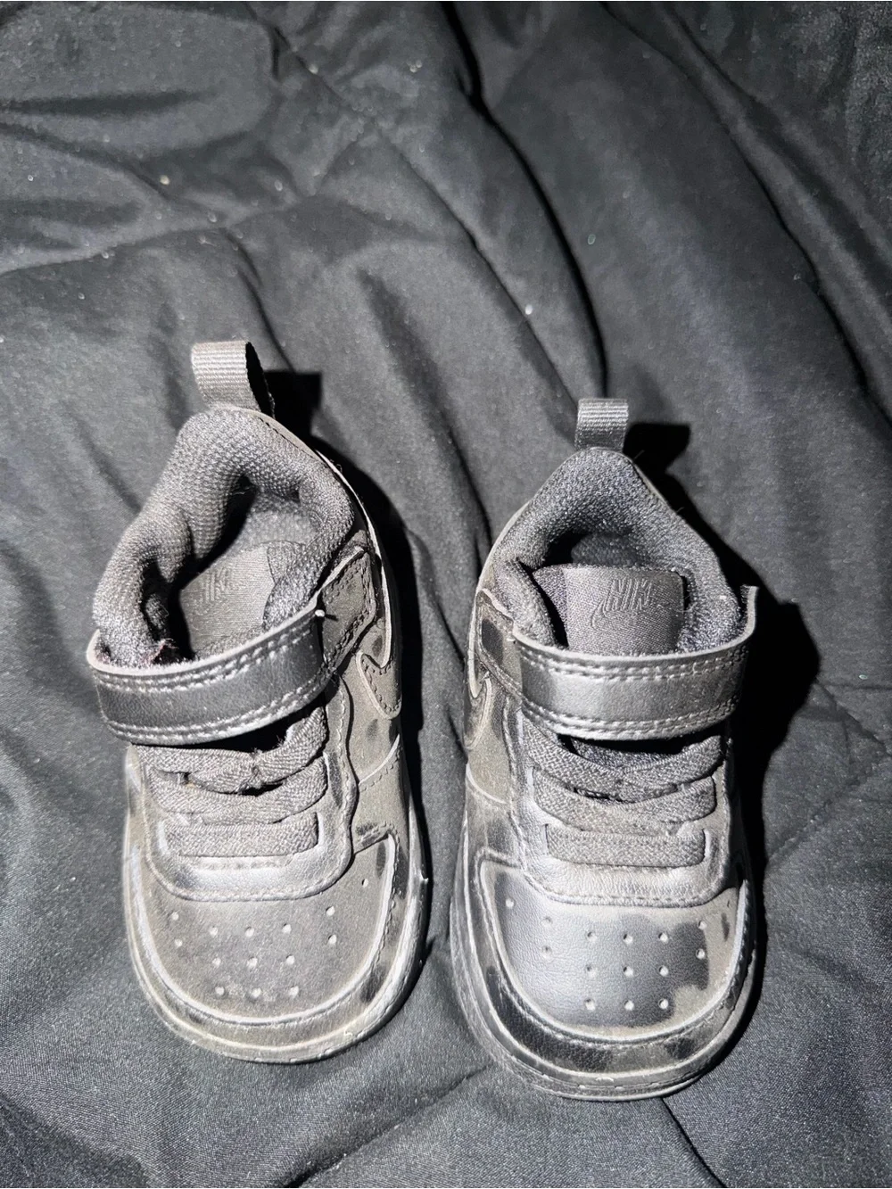 Nike Black Toddlers' Velcro Sneakers